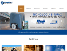 Tablet Screenshot of macfort.com.br